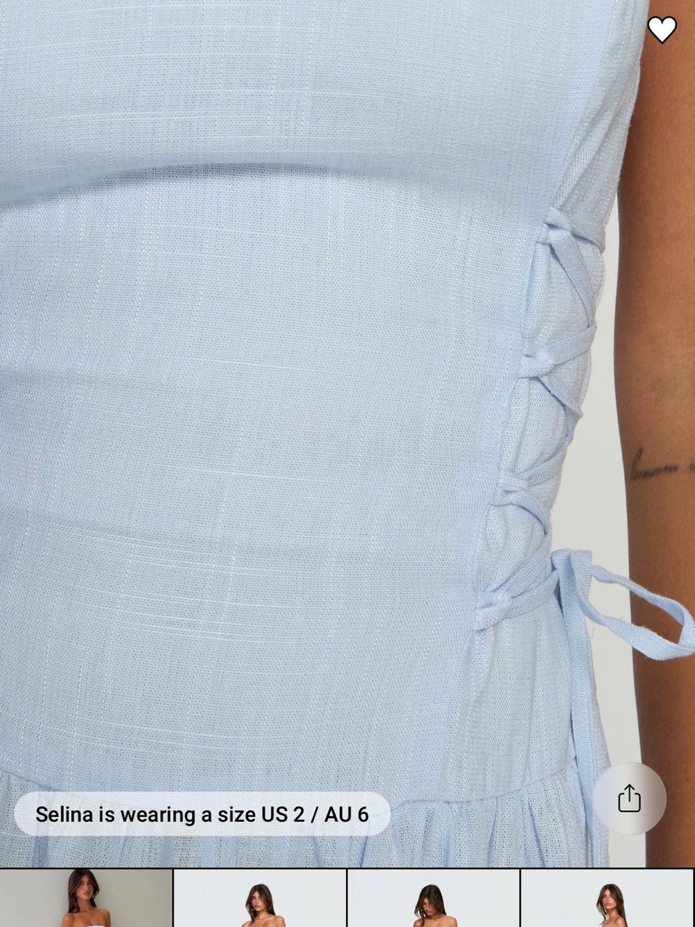 So far so good maxi dress princess Polly - Picture 3 of 5